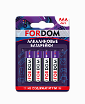 FORDOM Элементы питания AAA LR3 4шт